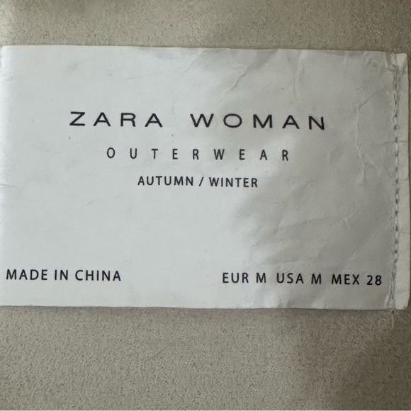 Zara Faux Fur Jacket Buckles - Picture 8 of 10